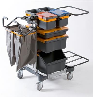 Taski mini gesloten trolley compacte werkwagen 3.0