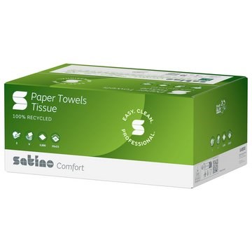Satino Comfort Handdoekpapier V-vouw 25x23 cm Bright White
