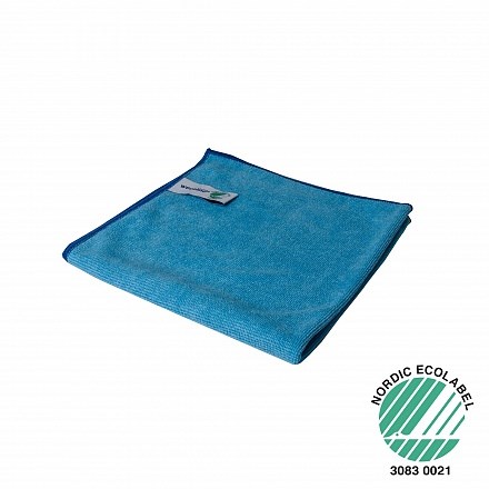 Microvezeldoek Nordic Ecolabel blauw (stuk)