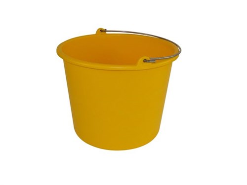 Emmer 12 liter geel