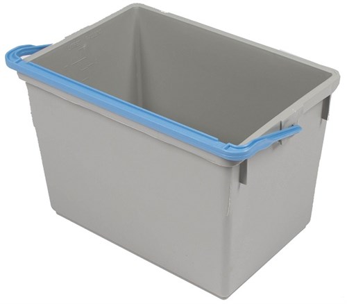 Numatic Emmer 10 liiter, grijs met blauw hengsel