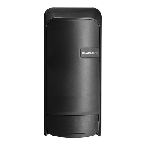 Quartz black desinfectie/zeep dispenser bag in box