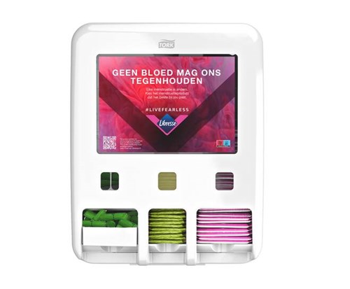 Tork Dispenser voor Menstruatieproducten wit