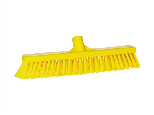 HCS hygiënische bezem zacht 40cm geel