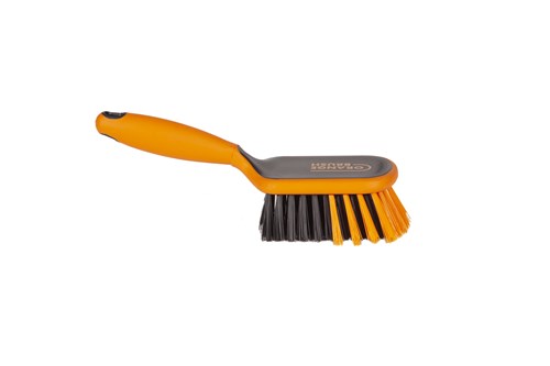 OrangeBrush Hand borstel korte steel 255 mm harde vezel