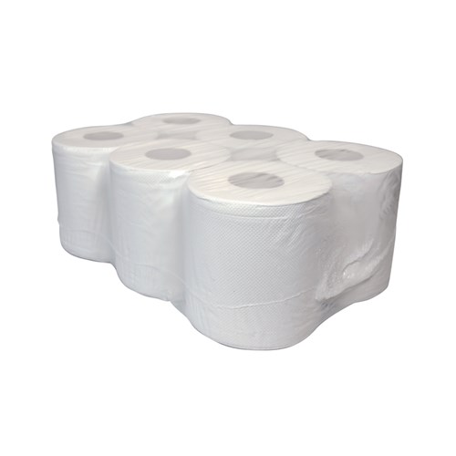 Blanco Midi poetspapier rec. wit 2-laags