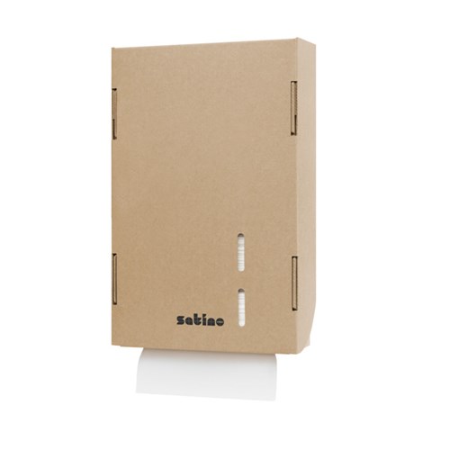 Satino Handdoekdispenser interfolded bruin Eco