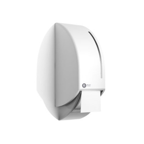 BlackSatino Systeemrol toiletroldispenser wit