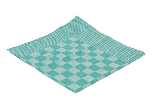 Theedoek blok Groen 65x65