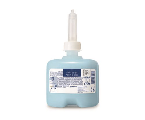 Tork Hair & Body Mini Vloeibare Zeep, lichtblauw