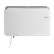 Quartz white duo toiletrolhouder