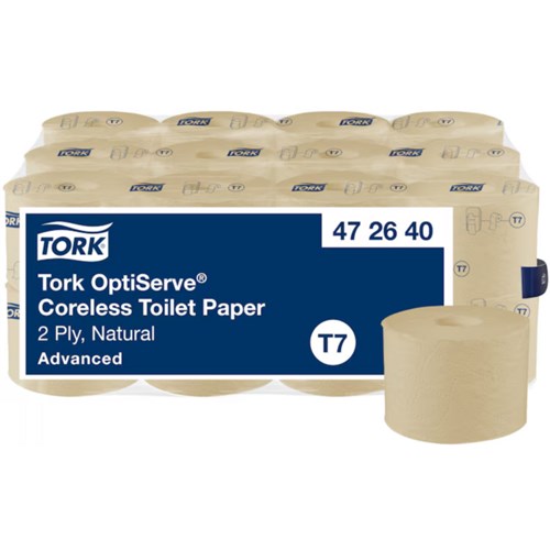 Tork OptiServe Naturel hulsloos toiletpapier 2-laags